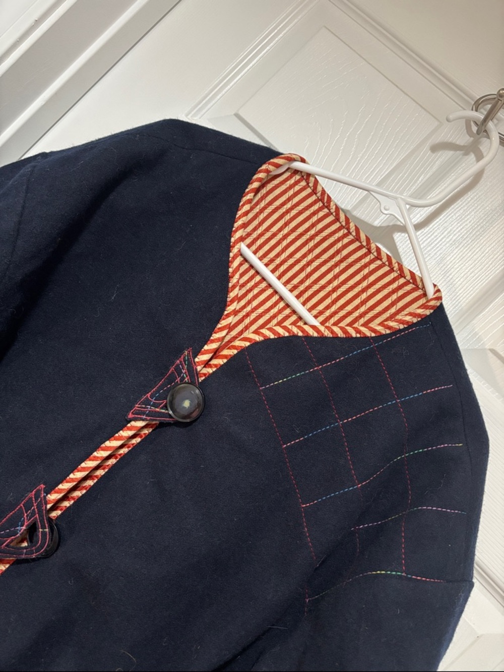 Vintage Wool 2-Button Coat